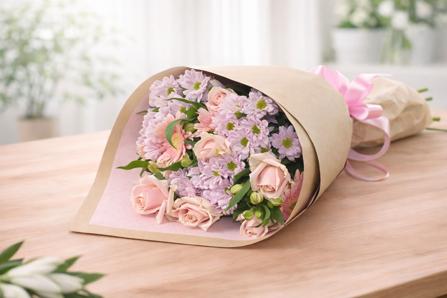 Seasonal Pink Bouquets