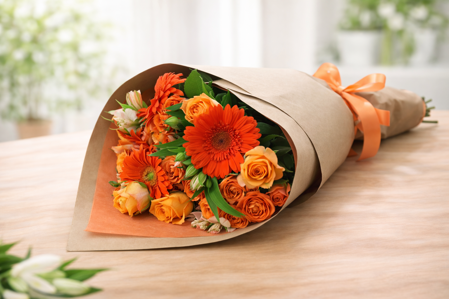 Seasonal Orange Bouquets