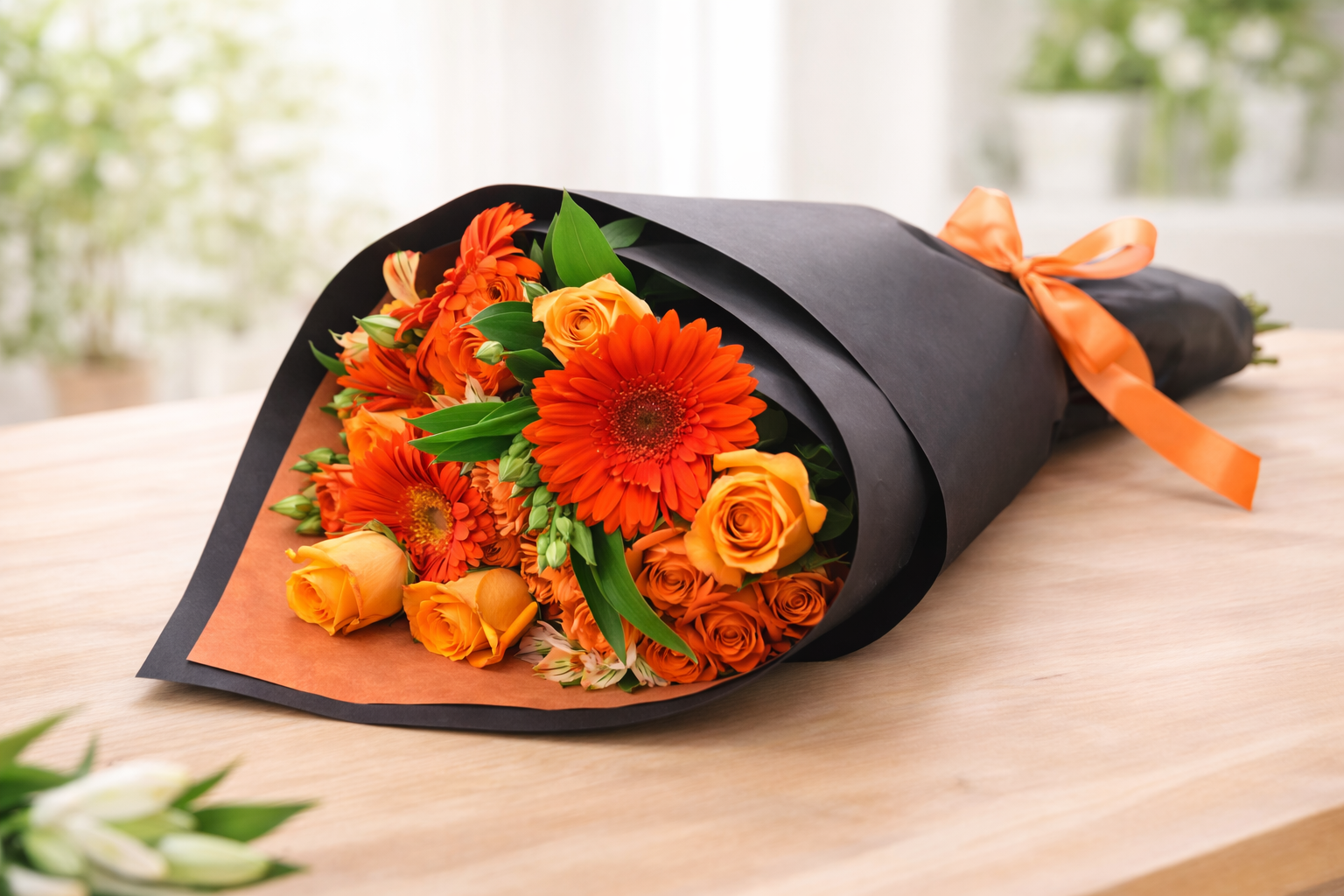 Seasonal Orange Bouquets