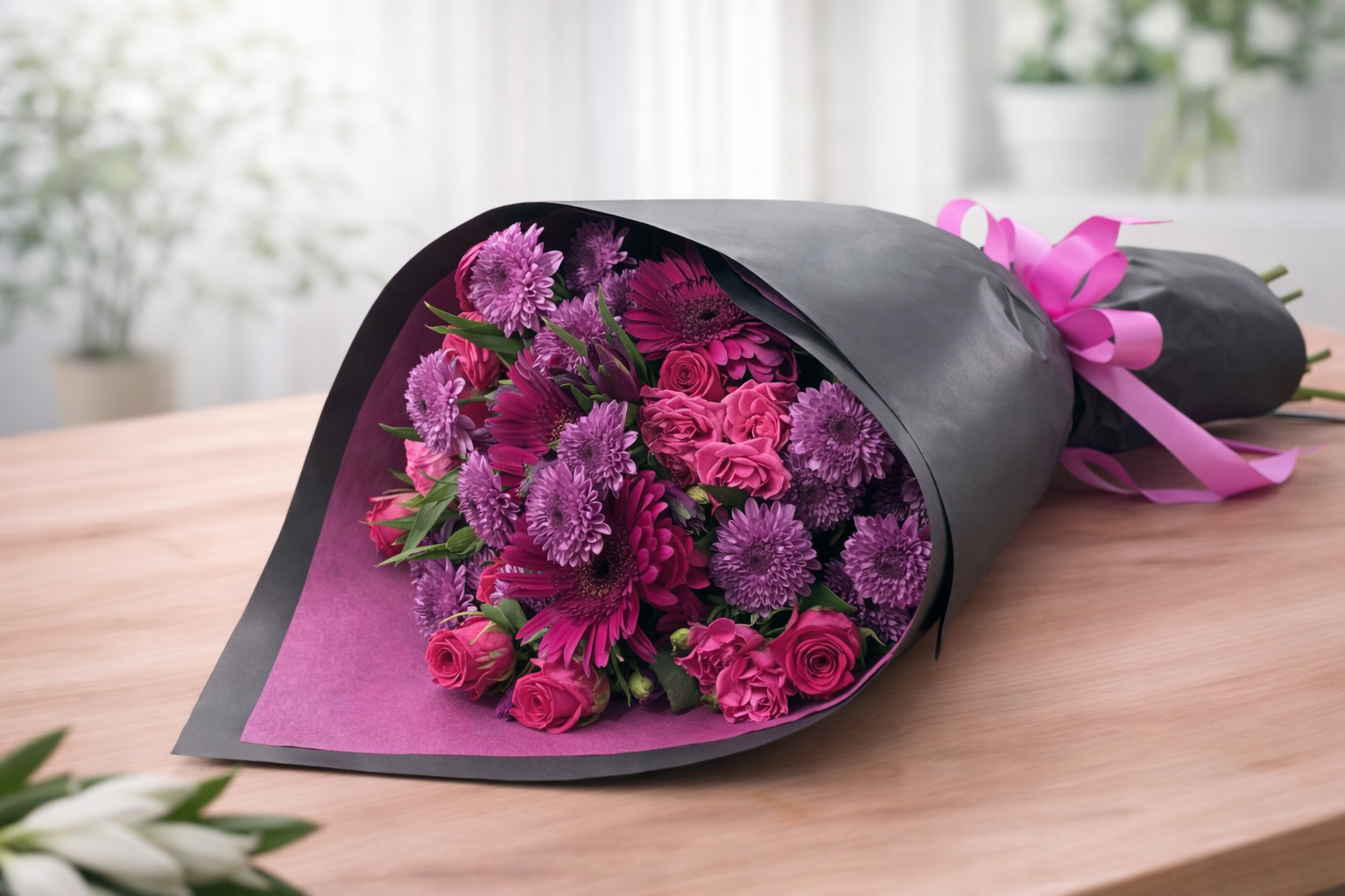 Seasonal Purple Bouquets