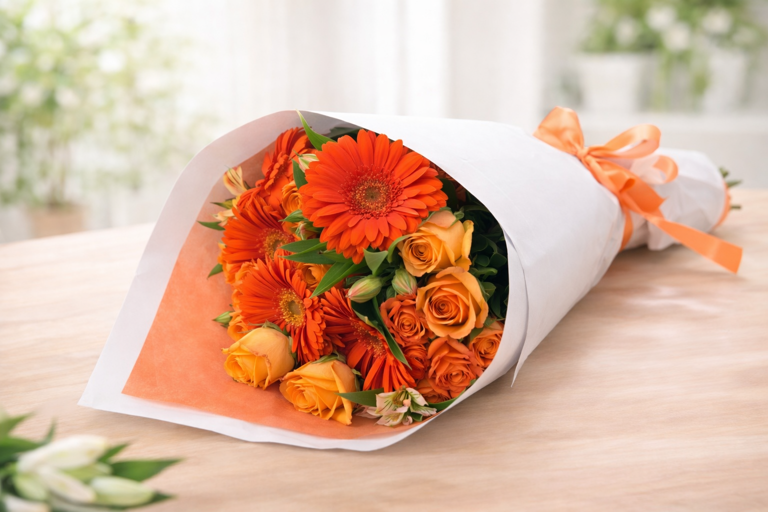 Seasonal Orange Bouquets