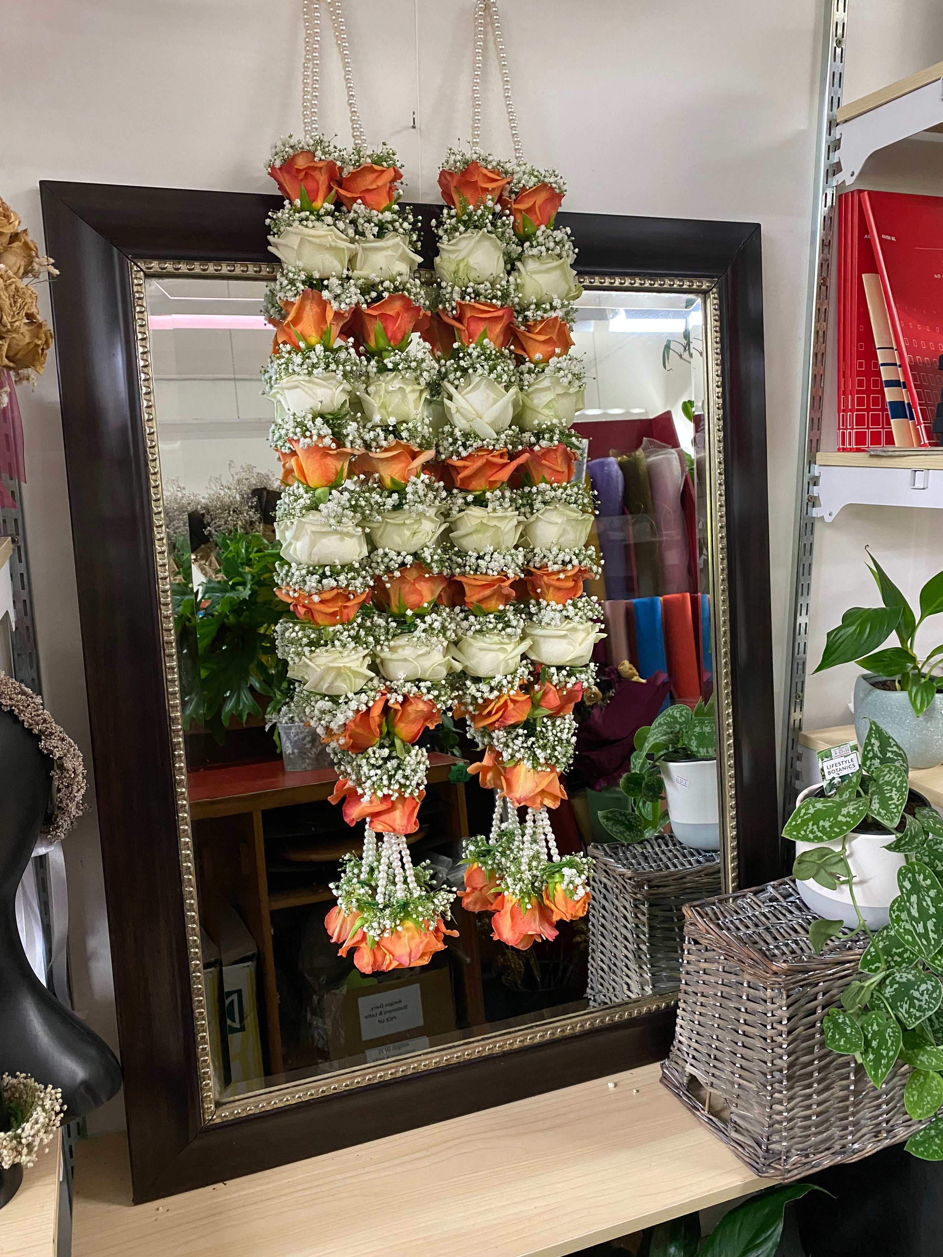 Orange & White