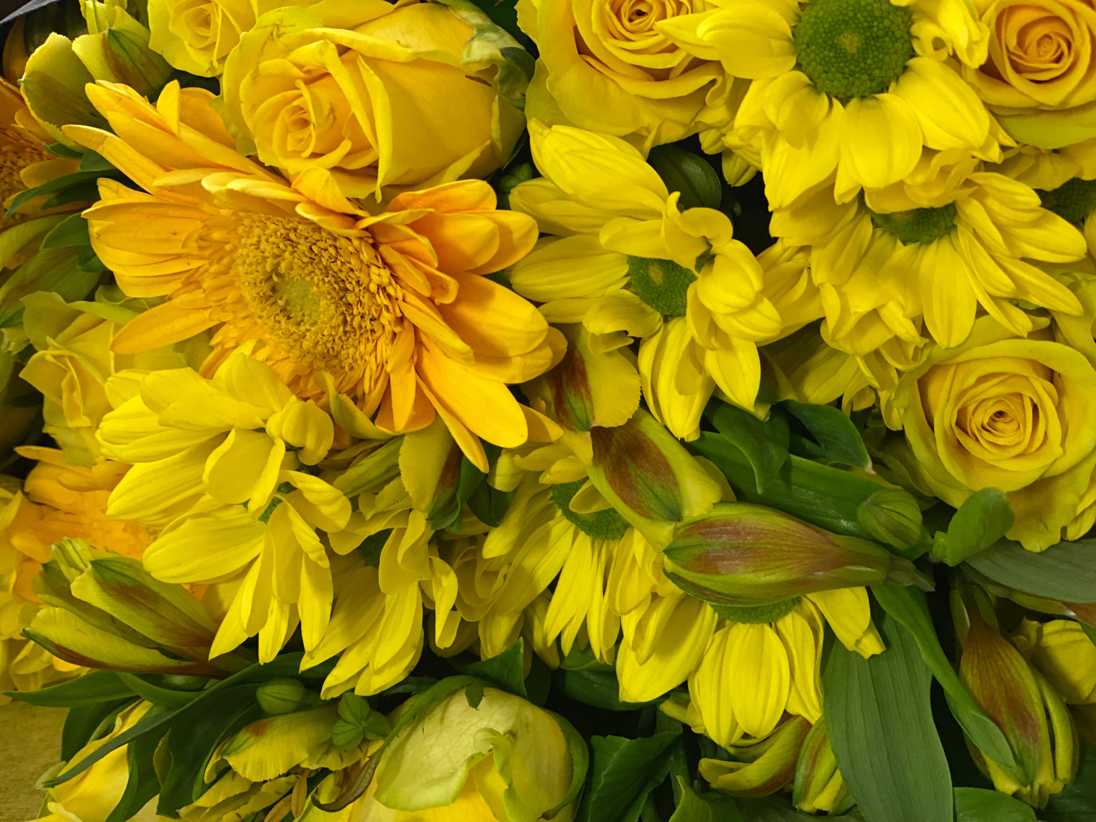 Seasonal Yellow Bouquets