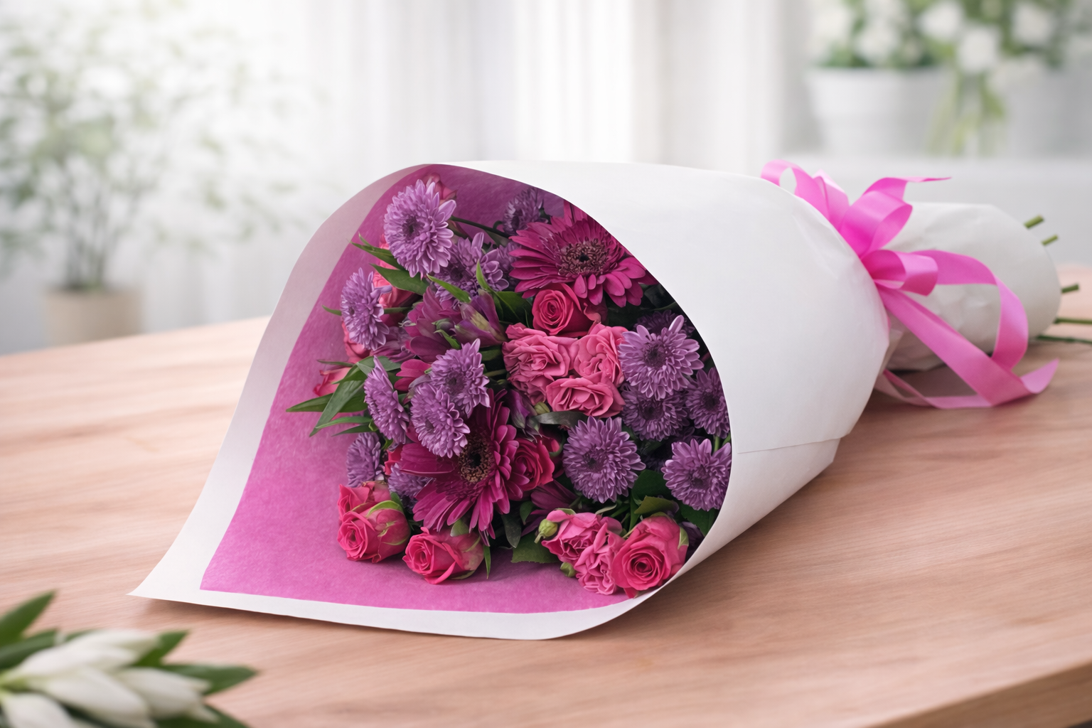 Seasonal Purple Bouquets